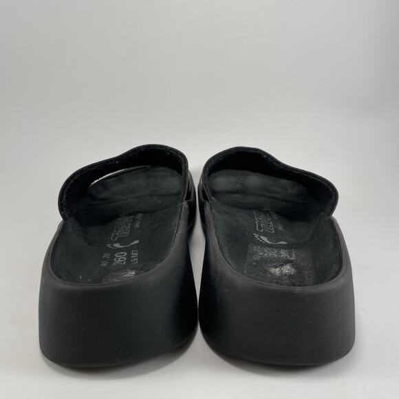 Birkenstock Tatami Slide Sandals Womens Size 40/ US 9-9.5 Narrow Wedge Black - Picture 4 of 9
